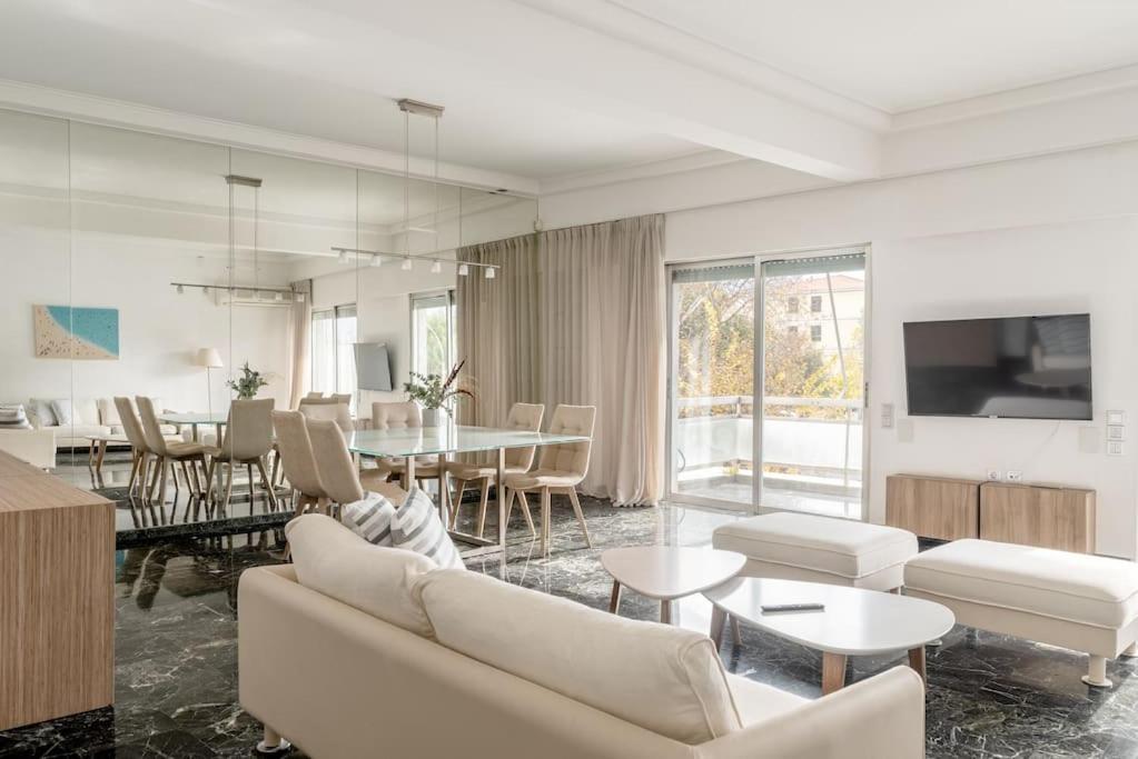 Elegant 2Bd Evelpidon Apartment Atenas Exterior foto